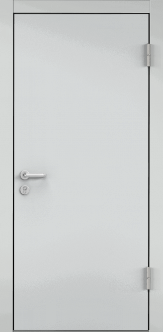 Дверь противопожарная EI 60, Порошково-полимерное покрытие, —, RAL 7035 серый в Хабаровске