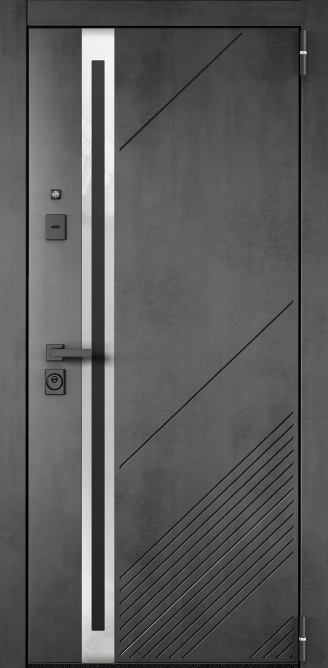 ULTIMATUM PRO PP, Панель MDF с ПВХ покрытием, UT-F3, ПВХ Бетон темный в Хабаровске