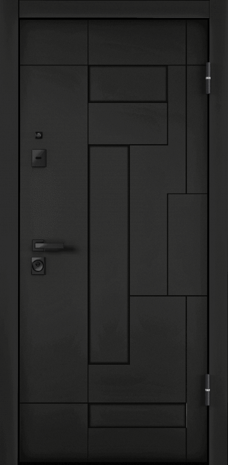 ULTIMATUM-M PP, Панель MDF с лакокрасочным покрытием, Volume, ЛКП Насыщеный чёрный в Хабаровске